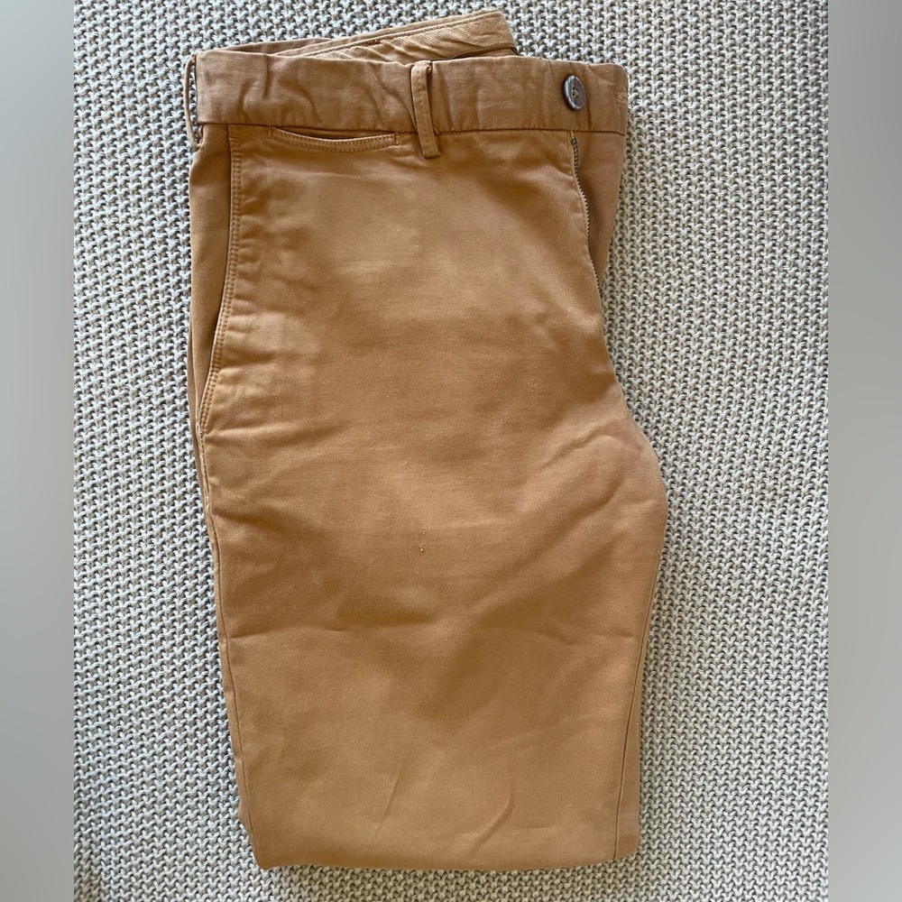 Massimo Dutti Size 32 slim fit orange pants